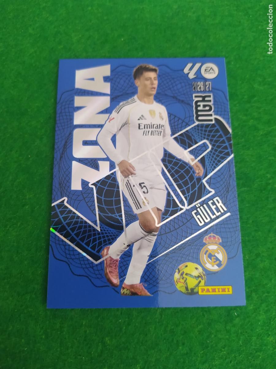Cromos de f&uacute;tbol: MEGACRACKS 2026 2027 MGK 26 27 NUEVO - ZONA VIP N&ordm; 396 GULER REAL MADRID
