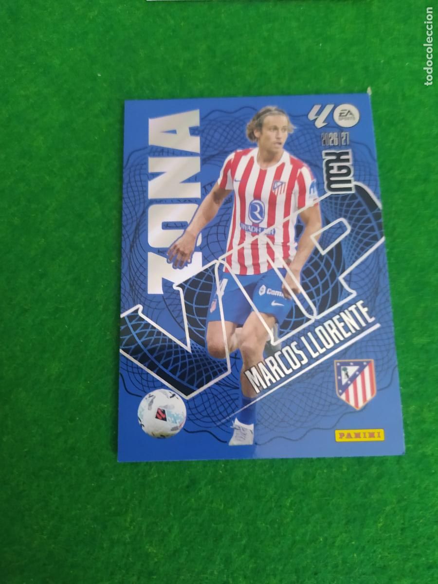 Cromos de f&uacute;tbol: MEGACRACKS 2026 2027 MGK 26 27 NUEVO - ZONA VIP N&ordm; 401 MARCOS LLORENTE ATLETICO DE MADRID