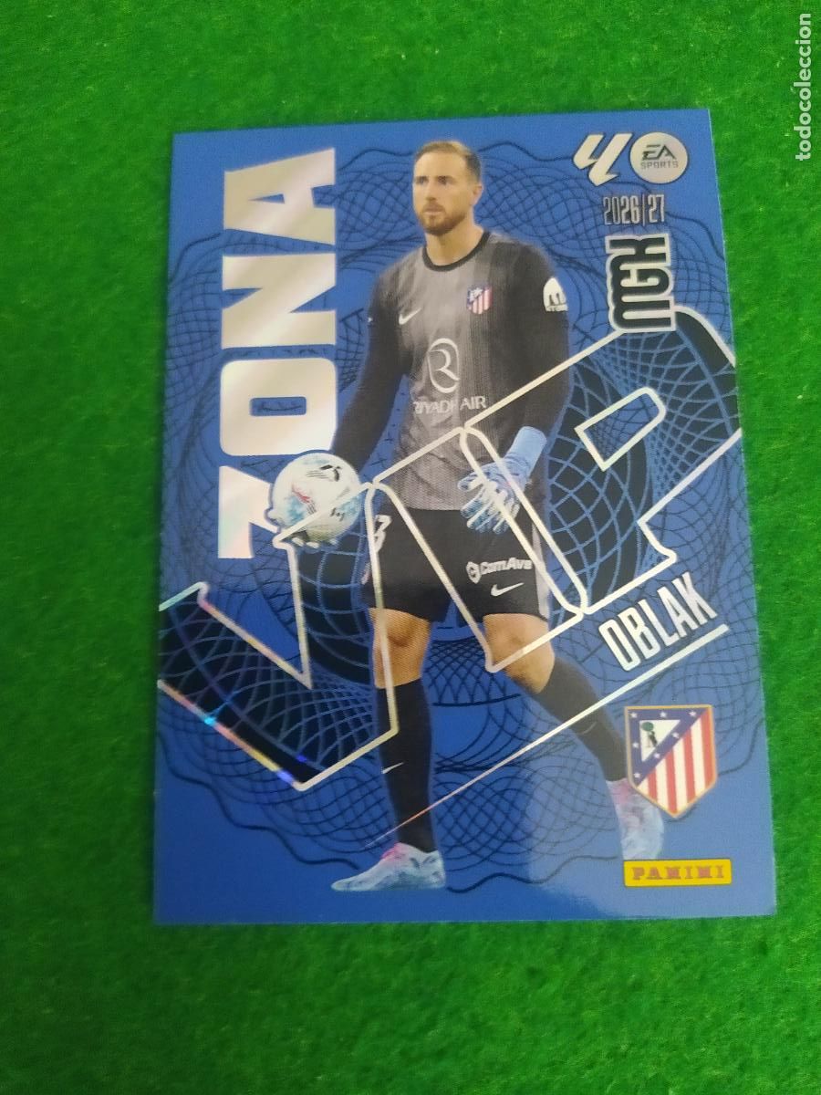 Cromos de f&uacute;tbol: MEGACRACKS 2026 2027 MGK 26 27 NUEVO - ZONA VIP N&ordm; 403 OBLAK ATLETICO DE MADRID