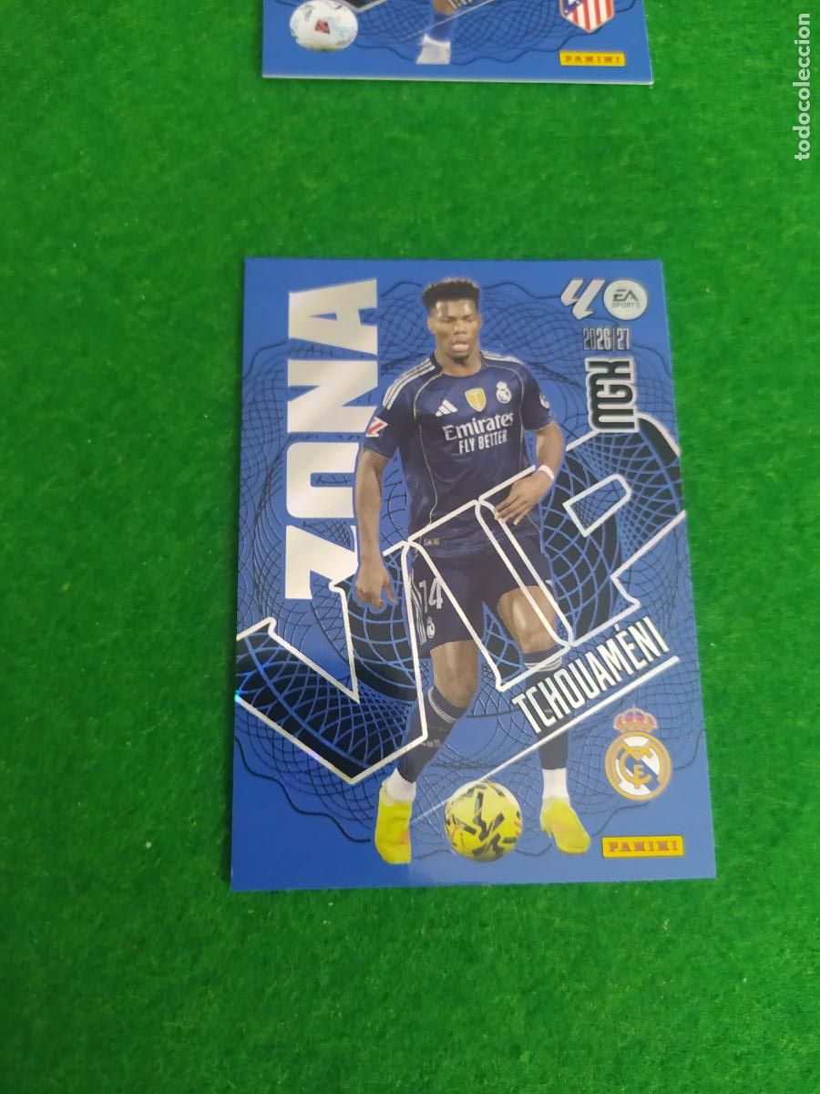 Cromos de f&uacute;tbol: MEGACRACKS 2026 2027 MGK 26 27 NUEVO - ZONA VIP N&ordm; 405 TCHOUAMENI REAL MADRID