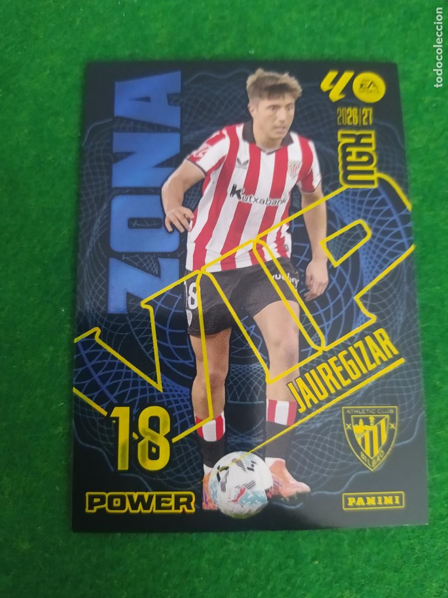 Cromos de Futebol: MEGACRACKS 2026 2027 MGK 26 27 NUEVO - ZONA VIP POWER N&ordm; 398P JAUREGIZAR ATHLETIC CLUB DE BILBAO