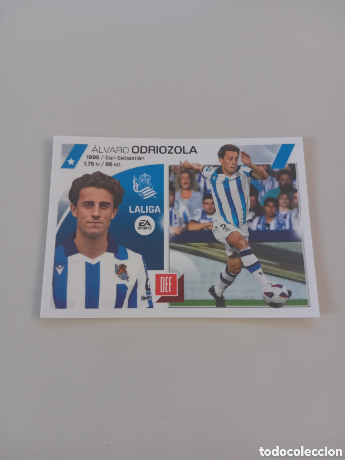 Cromos de Futebol: ODRIOZOLA 5 BIS COLOCA REAL SOCIEDAD 23 24 2023 2024 ESTE PANINI NUEVO