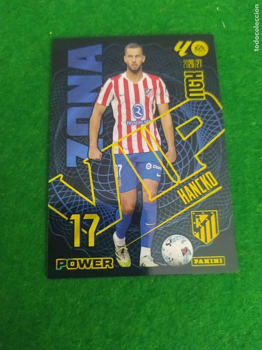 Cromos de Futebol: MEGACRACKS 2026 2027 MGK 26 27 NUEVO - ZONA VIP POWER N&ordm; 397P HANCKO ATLETICO DE MADRID