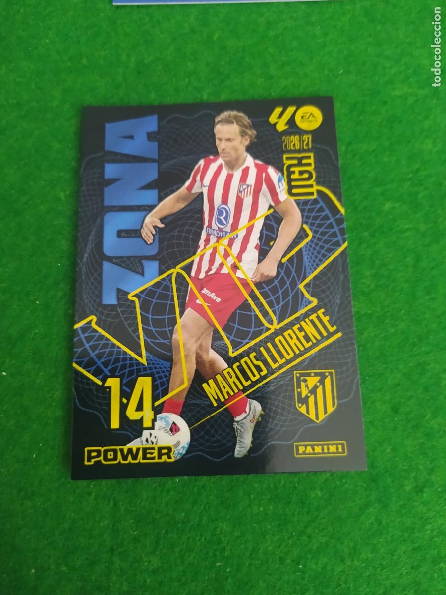 Cromos de Futebol: MEGACRACKS 2026 2027 MGK 26 27 NUEVO - ZONA VIP POWER N&ordm; 401P MARCOS LLORENTE ATLETICO DE MADRID