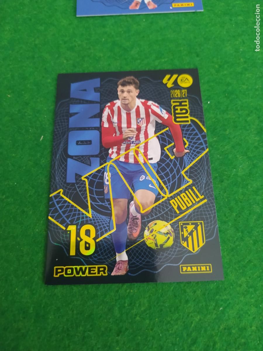 Cromos de Futebol: MEGACRACKS 2026 2027 MGK 26 27 NUEVO - ZONA VIP POWER N&ordm; 404P PUBILL ATLETICO DE MADRID