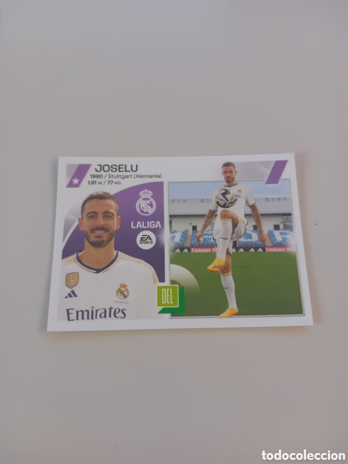 Fu&szlig;ball-Sticker: JOSELU FICHAJE 3 REAL MADRID 23 24 2023 2024 ESTE PANINI NUEVO