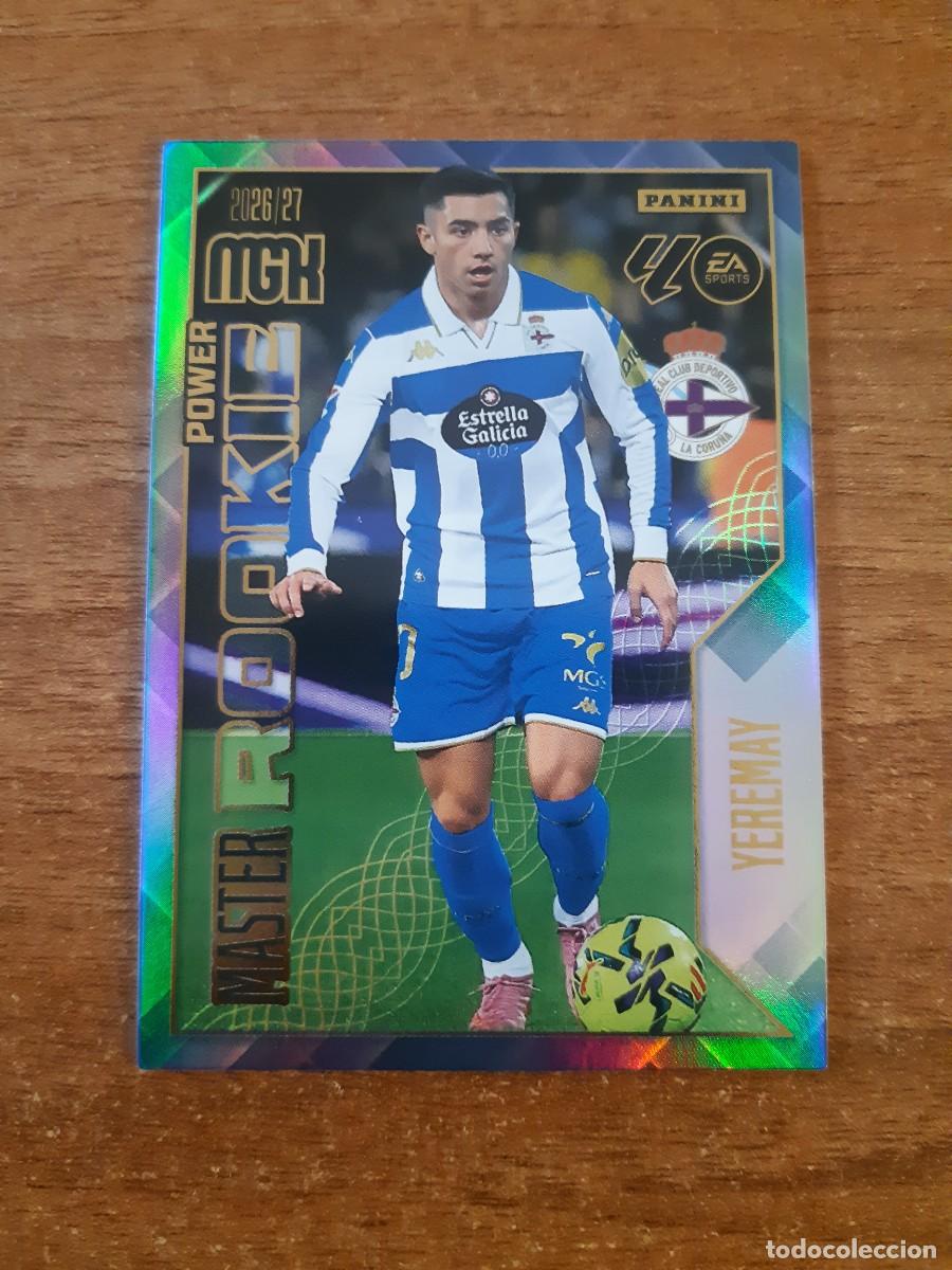 Cromos de Futebol: 408P YEREMAY DEPORTIVO MASTER ROOKIE POWER MGK 26 27 PANINI 2026 2027 25 ANIVERSARIO MEGACRACKS