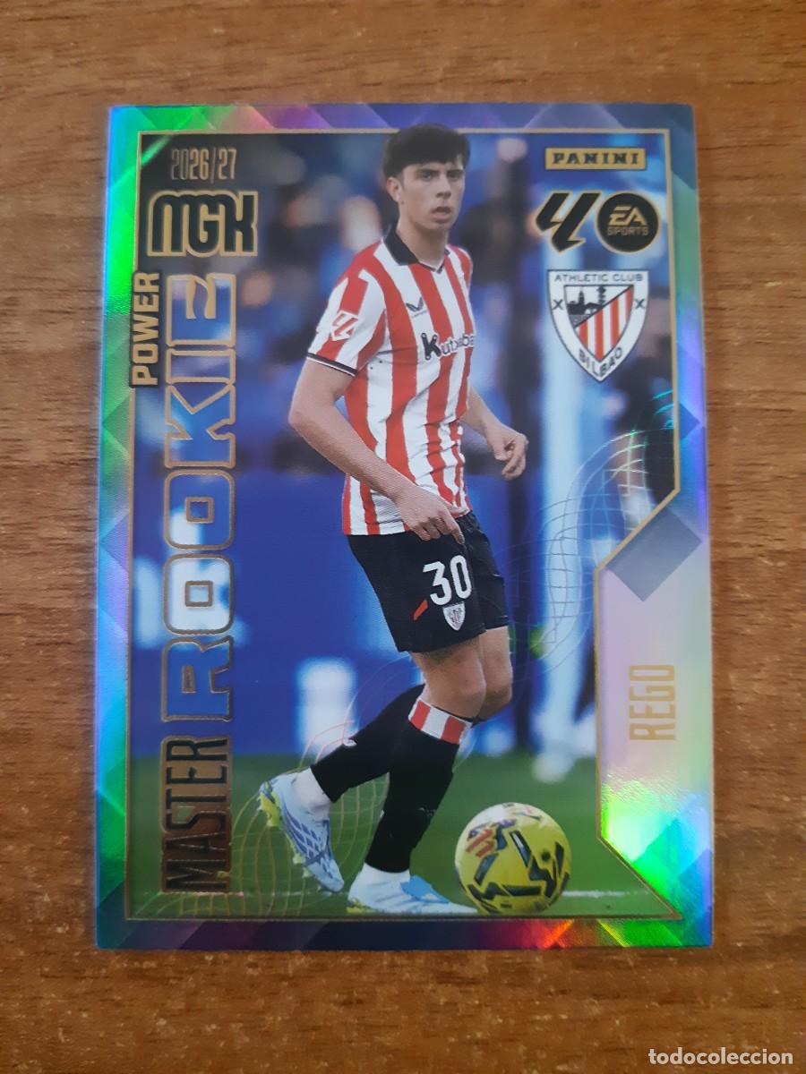 Fu&szlig;ball-Sticker: 419P REGO ATHLETIC BILBAO MASTER ROOKIE POWER MGK 26 27 PANINI 2026 2027 25 ANIVERSARIO MEGACRACKS