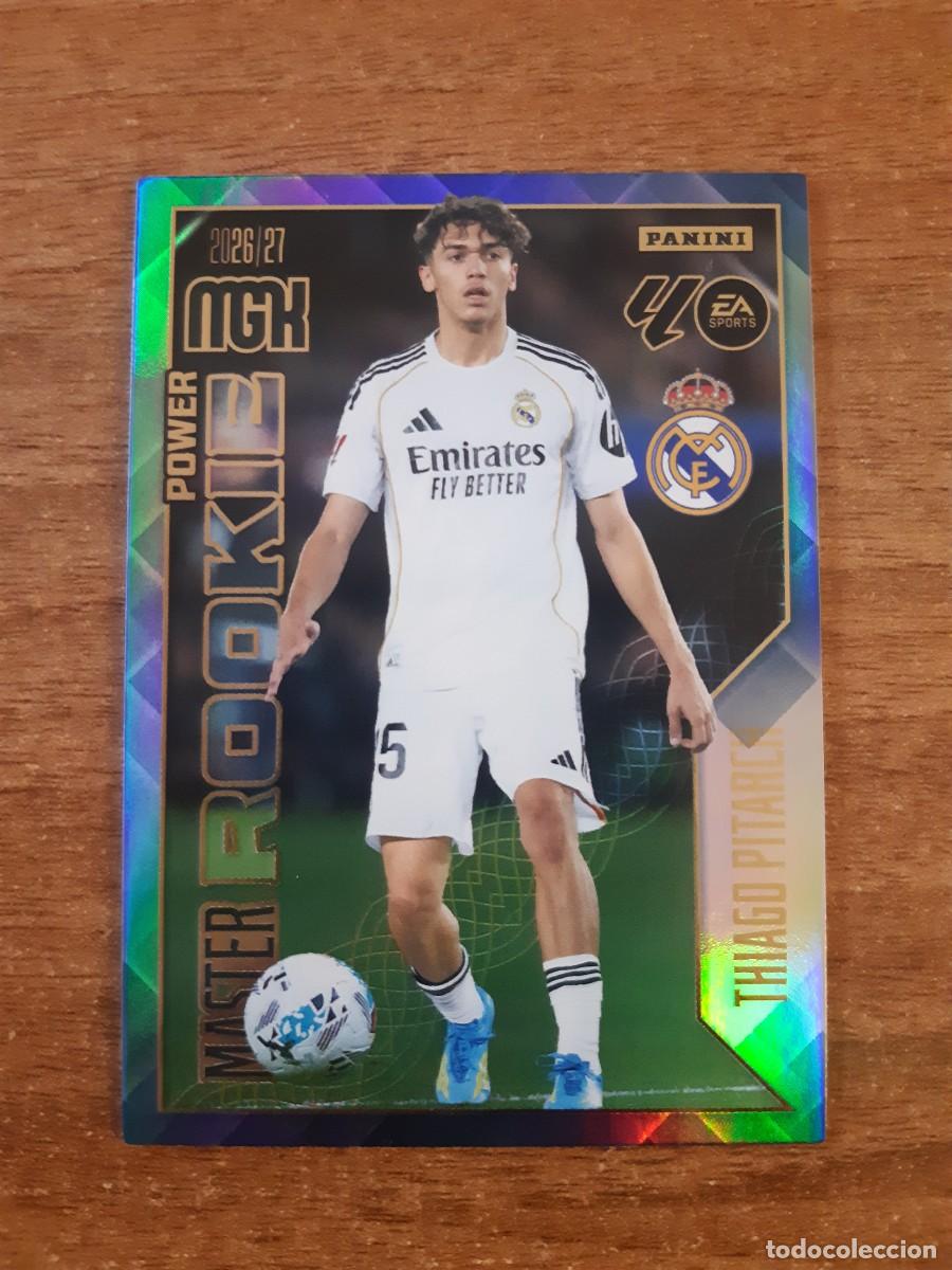 Cromos de Futebol: 419P THIAGO PITARCH REAL MADRID MASTER ROOKIE POWER MGK 26 27 PANINI 2026 2027 25 ANIV. MEGACRACKS