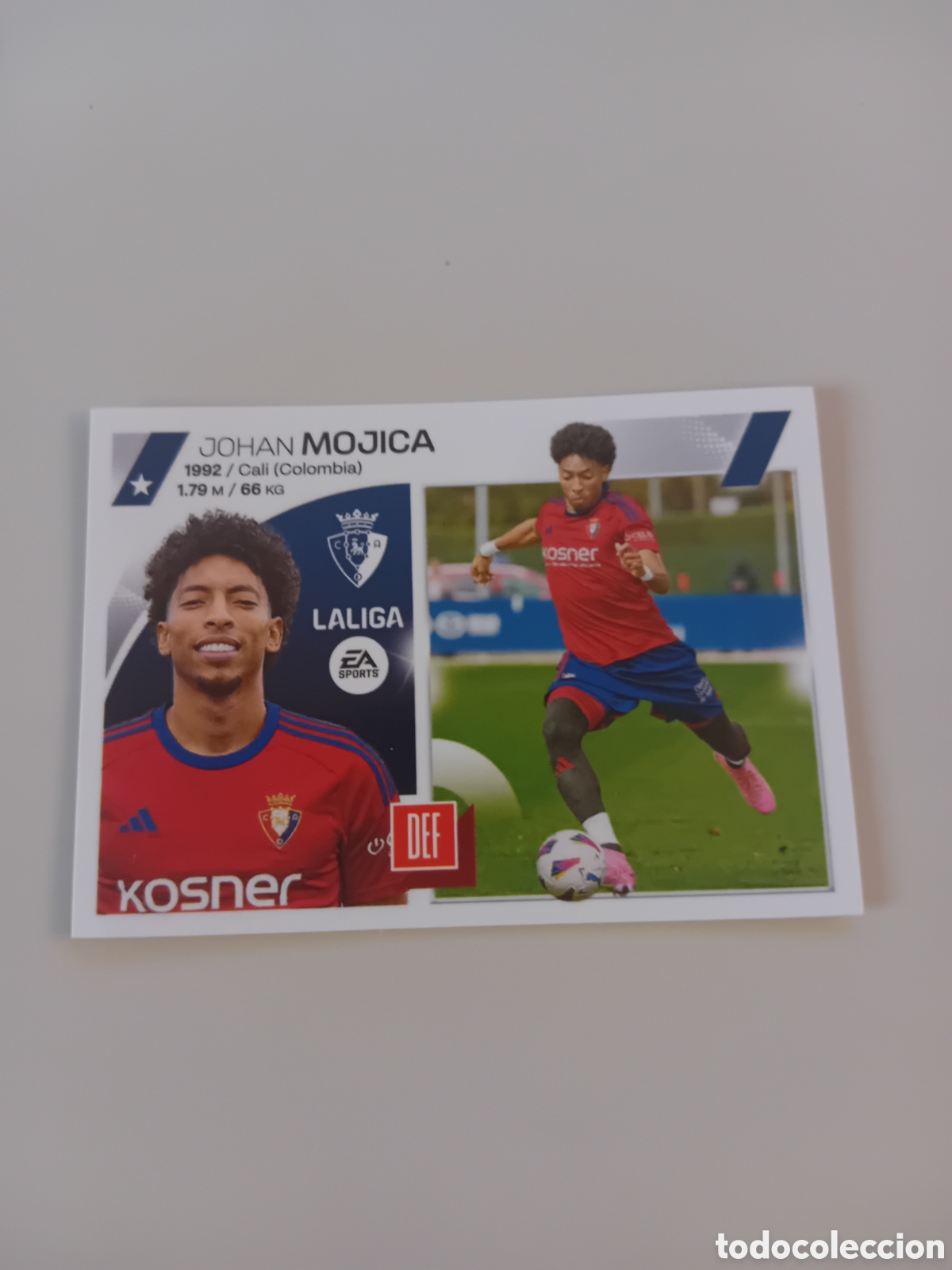 Cromos de Futebol: MOJICA FICHAJE 30 OSASUNA 23 24 2023 2024 ESTE PANINI NUEVO