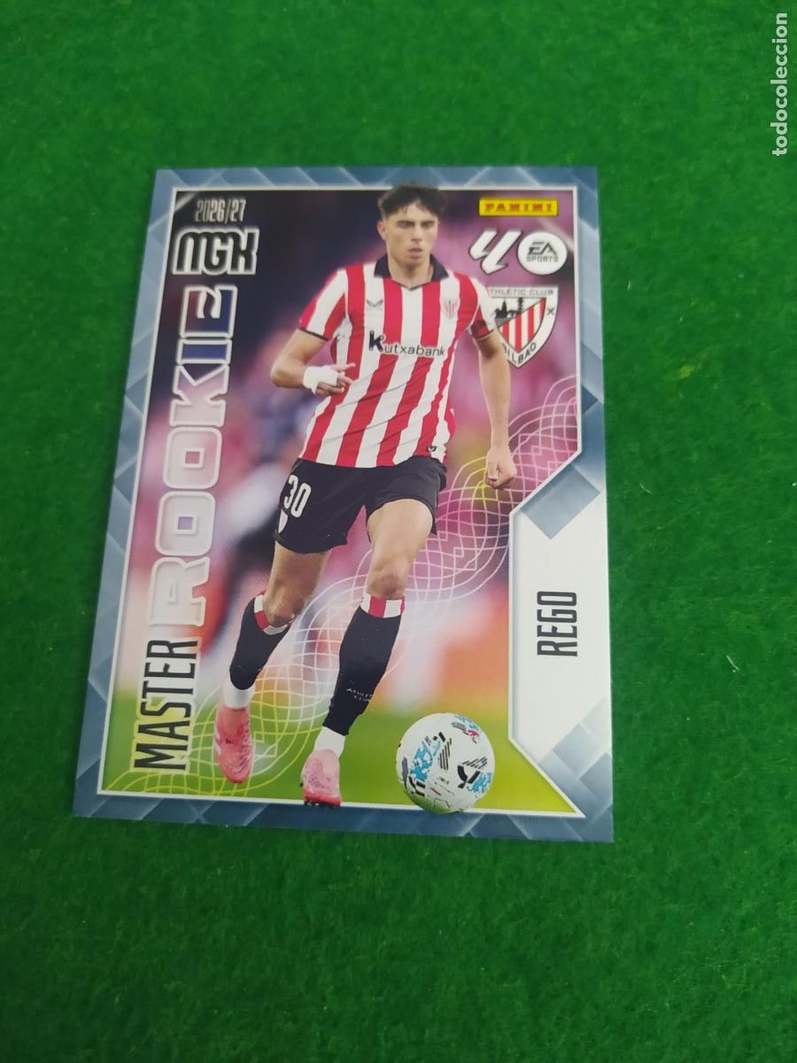 Cromos de f&uacute;tbol: MEGACRACKS 2026 2027 MGK 26 27 NUEVO - MASTER ROOKIE N&ordm; 418 REGO ATHLETIC CLUB DE BILBAO