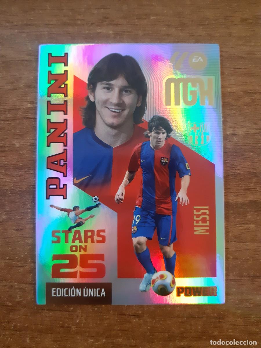 Cromos de f&uacute;tbol: 440P MESSI BARCELONA STARS ON POWER MGK 26 27 PANINI 2026 2027 25 ANIVERSARIO MEGACRACKS. NUEVA