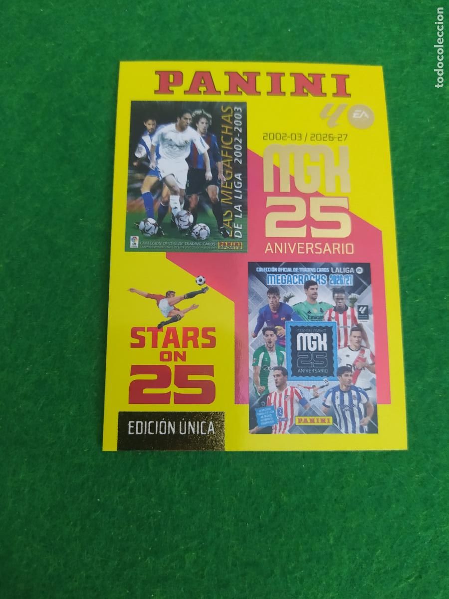 Cromos de f&uacute;tbol: MEGACRACKS 2026 2027 MGK 26 27 NUEVO - STARS ON 25 EDICION UNICA N&ordm;424