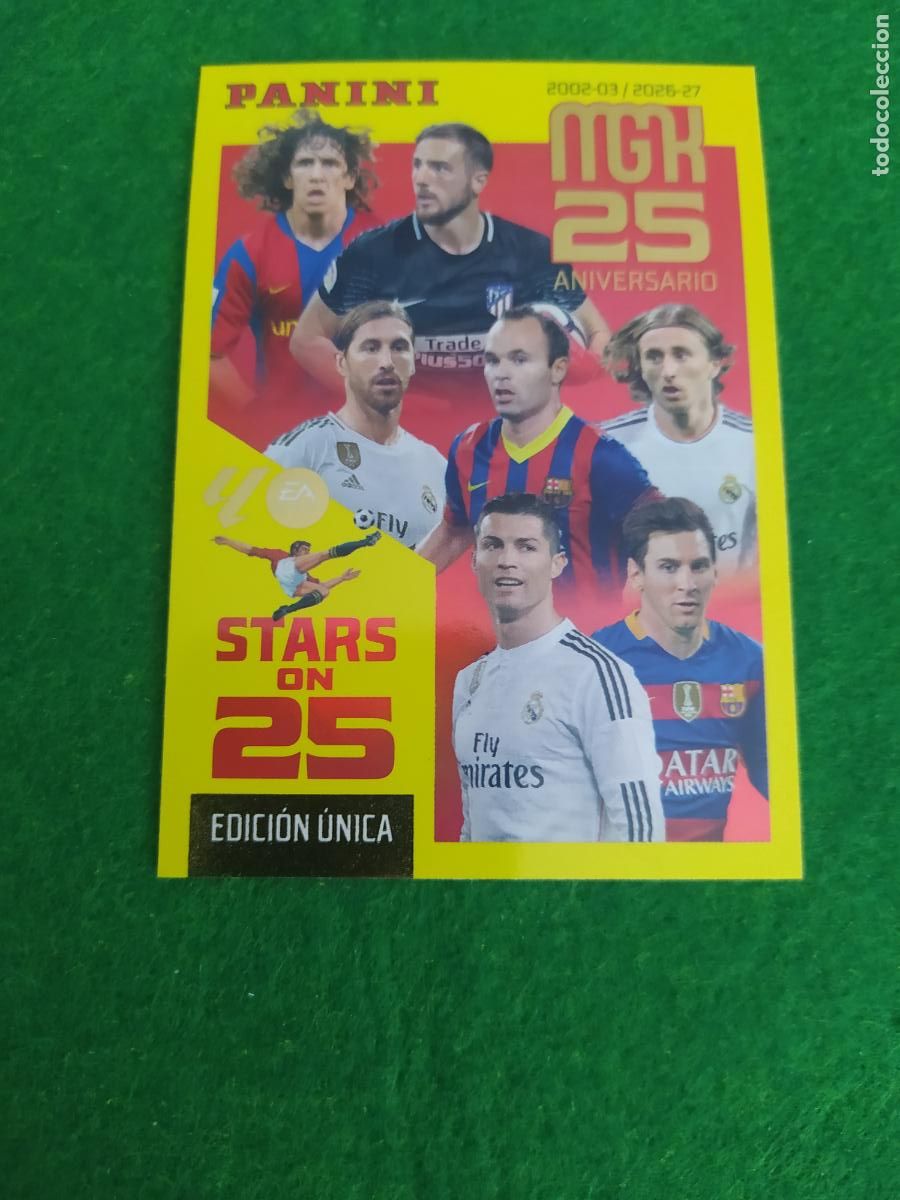 Cromos de f&uacute;tbol: MEGACRACKS 2026 2027 MGK 26 27 NUEVO - STARS ON 25 EDICION UNICA N&ordm;425