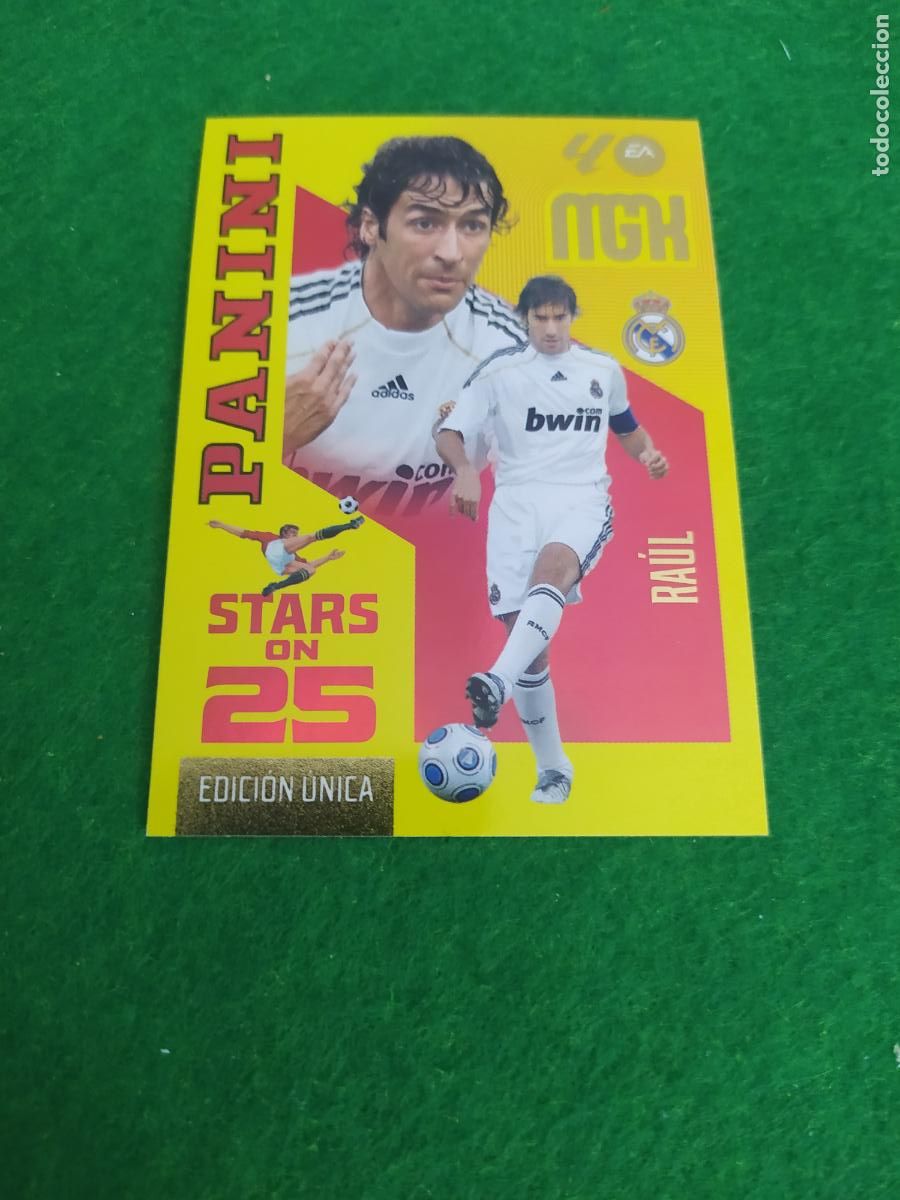 Cromos de f&uacute;tbol: MEGACRACKS 2026 2027 MGK 26 27 NUEVO - STARS ON 25 EDICION UNICA N&ordm;426 RAUL REAL MADRID