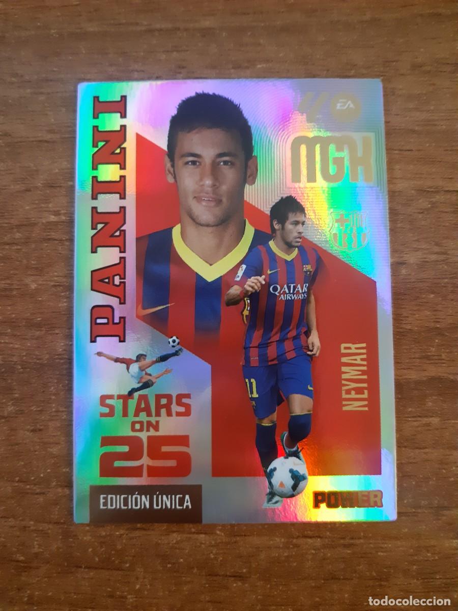 Cromos de f&uacute;tbol: 446P NEYMAR BARCELONA STARS ON POWER MGK 26 27 PANINI 2026 2027 25 ANIVERSARIO MEGACRACKS. NUEVA