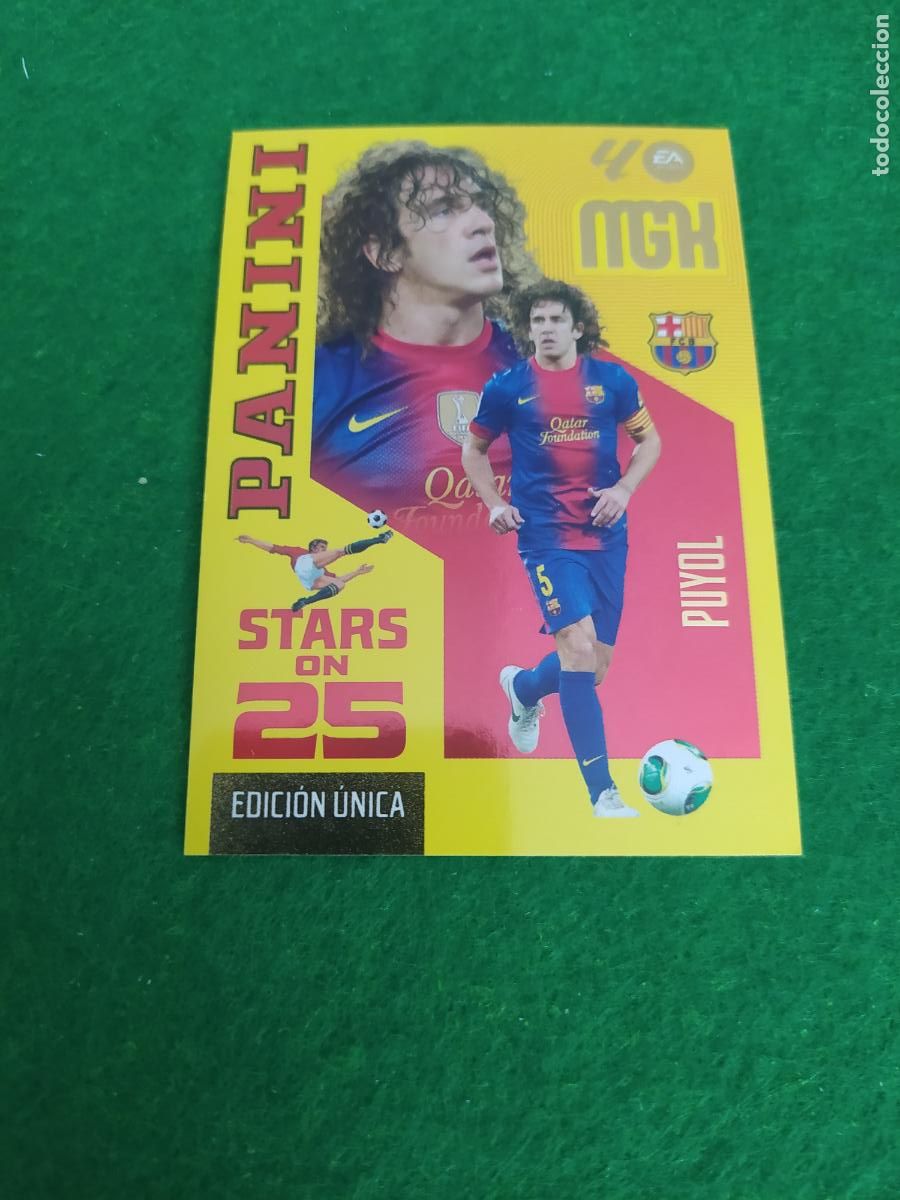 Cromos de f&uacute;tbol: MEGACRACKS 2026 2027 MGK 26 27 NUEVO - STARS ON 25 EDICION UNICA N&ordm;429 PUYOL FC BARCELONA