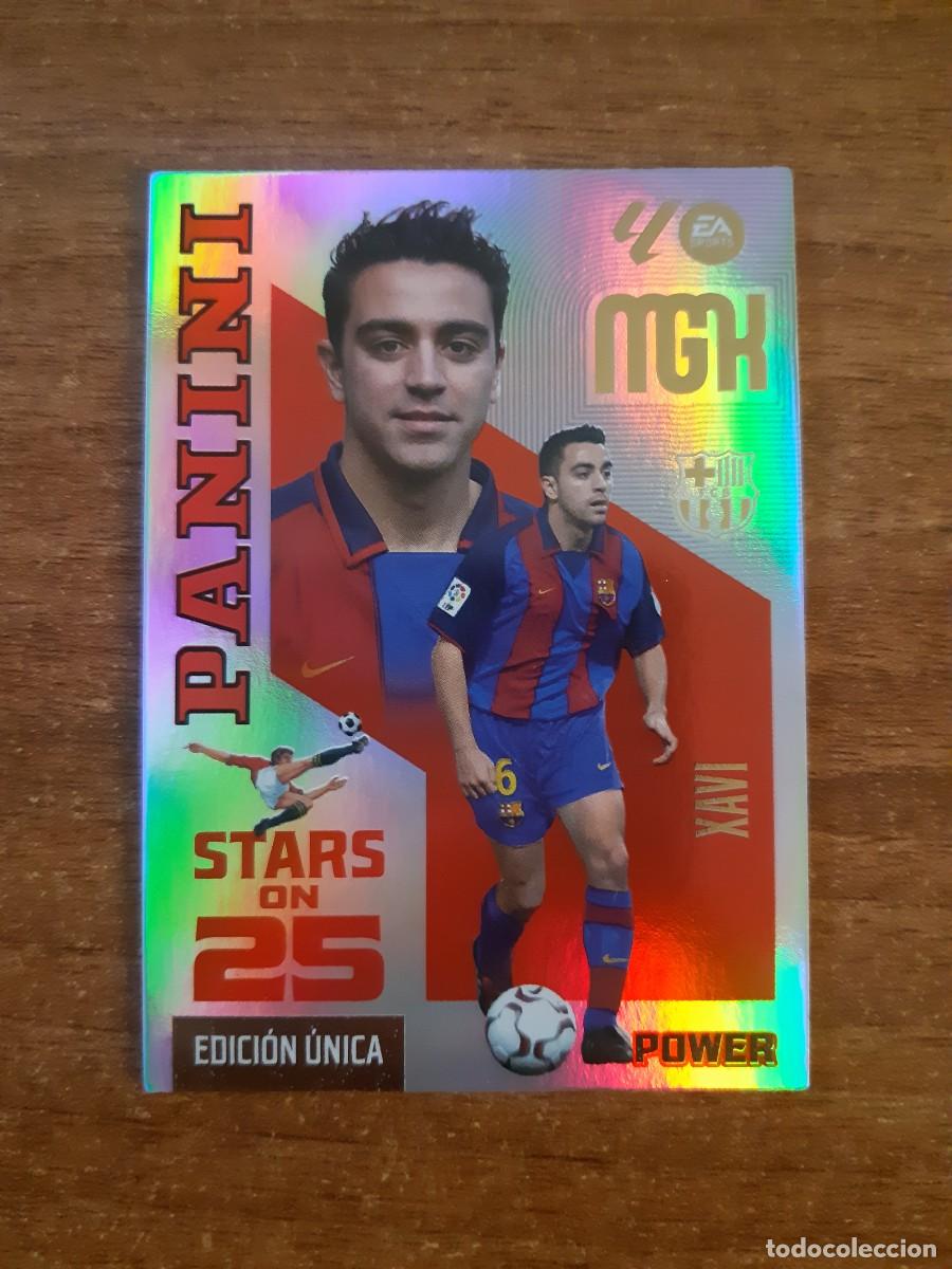 Cromos de f&uacute;tbol: 427P XAVI BARCELONA STARS ON POWER MGK 26 27 PANINI 2026 2027 25 ANIVERSARIO MEGACRACKS. NUEVA