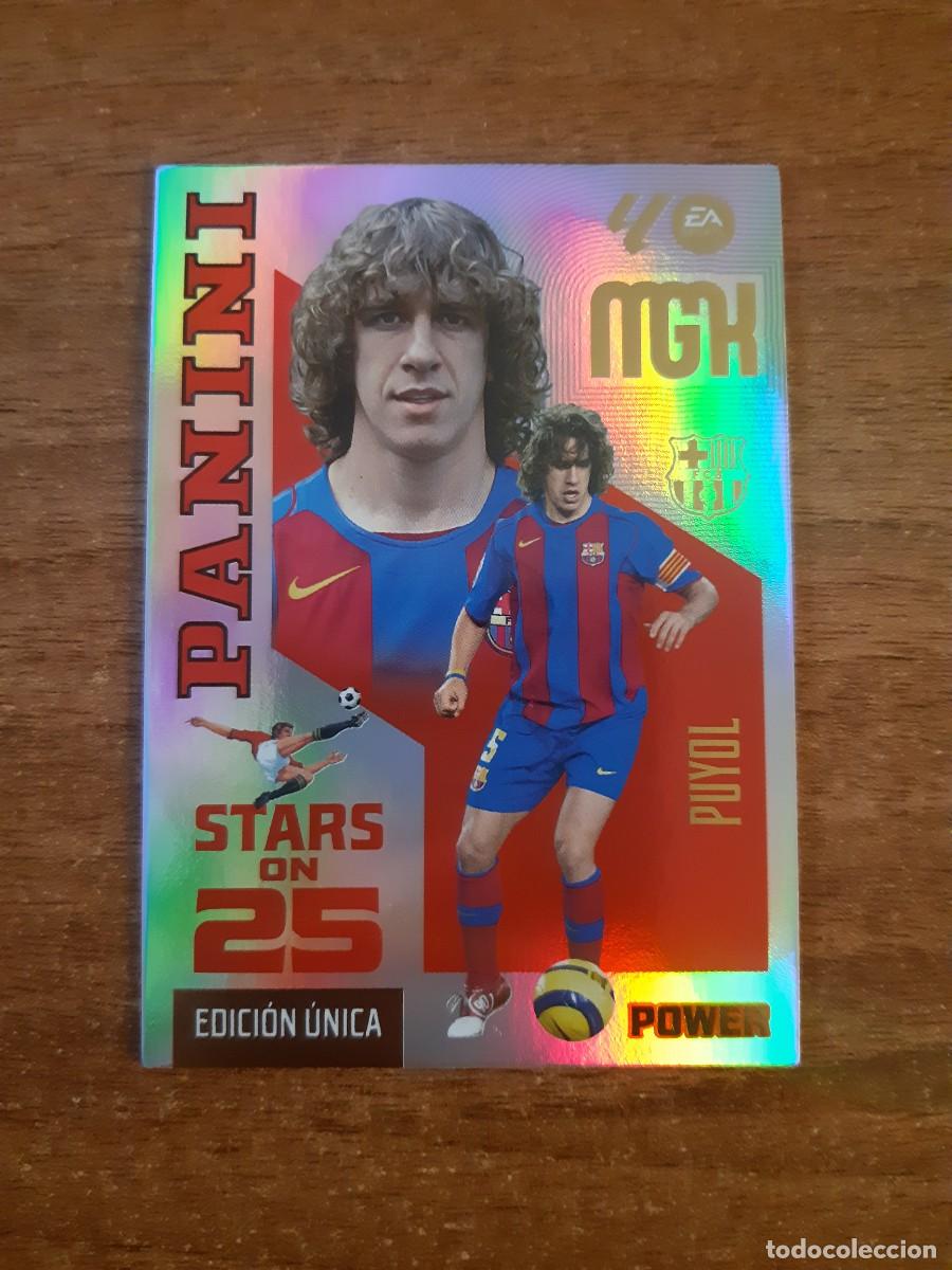 Cromos de f&uacute;tbol: 429P PUYOL BARCELONA STARS ON POWER MGK 26 27 PANINI 2026 2027 25 ANIVERSARIO MEGACRACKS. NUEVA