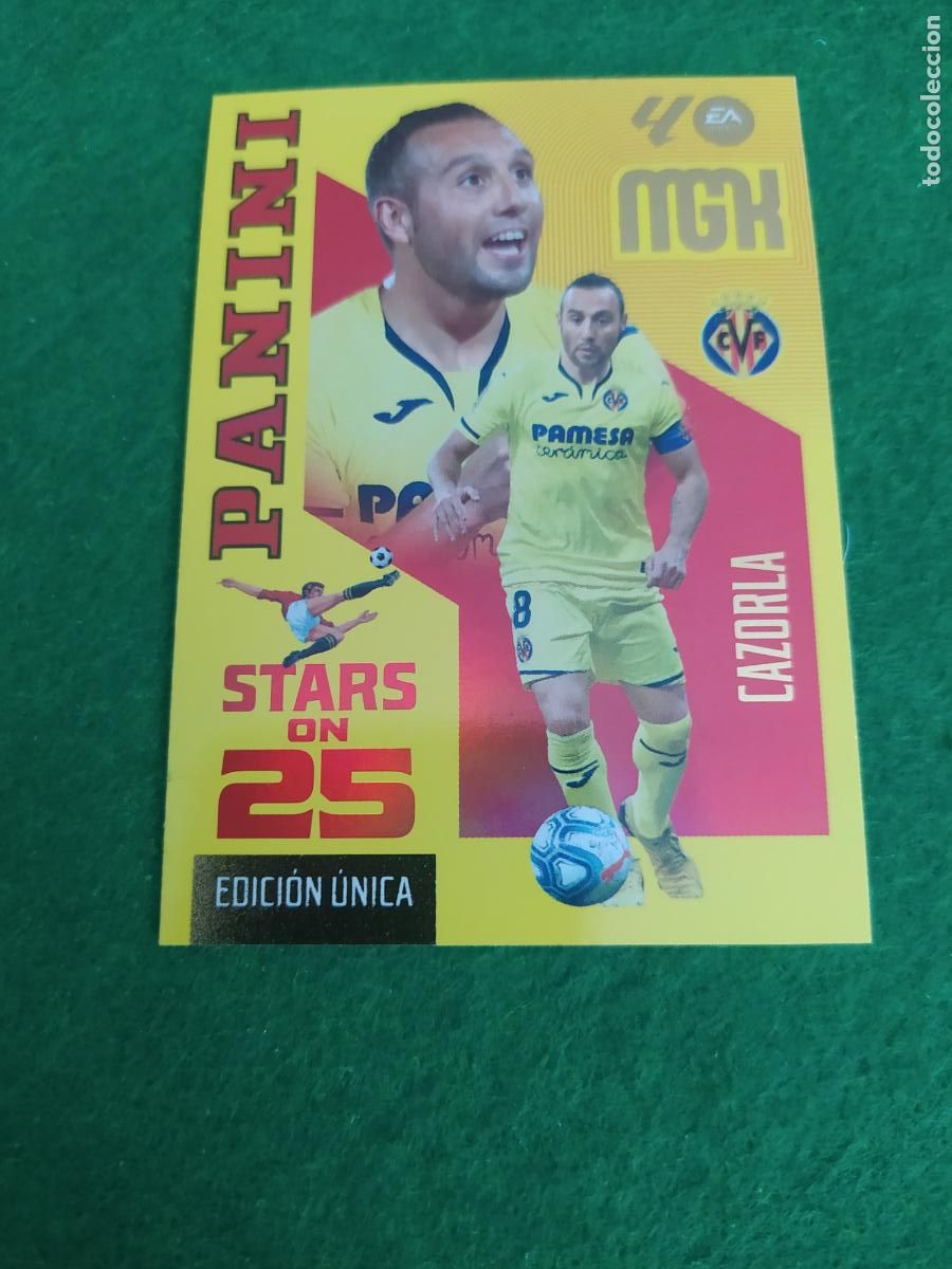 Cromos de f&uacute;tbol: MEGACRACKS 2026 2027 MGK 26 27 NUEVO - STARS ON 25 EDICION UNICA N&ordm;438 CAZORLA VILLARREAL