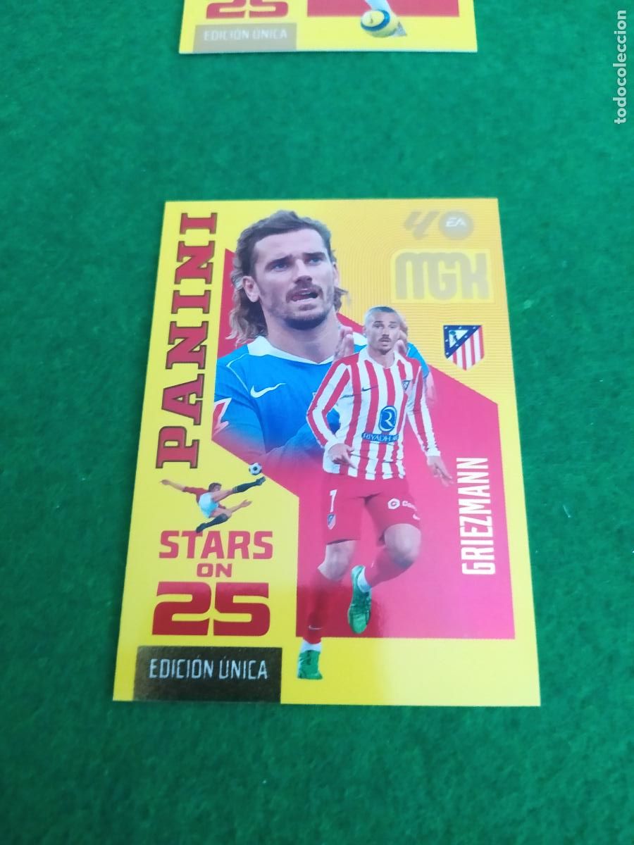Cromos de f&uacute;tbol: MEGACRACKS 2026 2027 MGK 26 27 NUEVO - STARS ON 25 EDICION UNICA N&ordm;443 GRIEZMANN ATLETICO DE MADRID