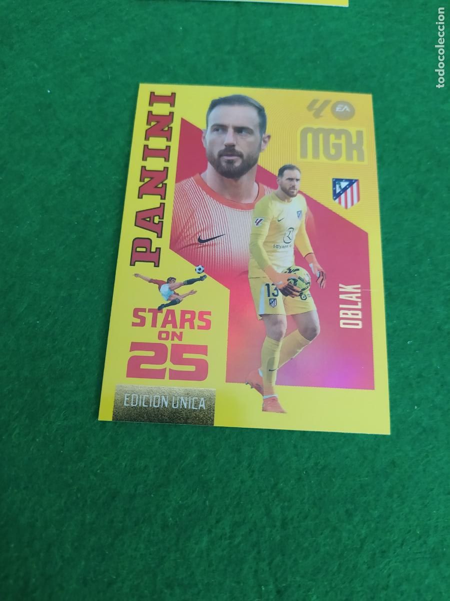 Cromos de f&uacute;tbol: MEGACRACKS 2026 2027 MGK 26 27 NUEVO - STARS ON 25 EDICION UNICA N&ordm;447 OBLAK ATLETICO DE MADRID