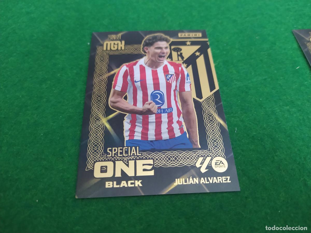 Cromos de f&uacute;tbol: MEGACRACKS 2026 2027 MGK 26 27 NUEVO - SPECIAL ONE BLACK JULIAN ALVAREZ ATLETICO DE MADRID