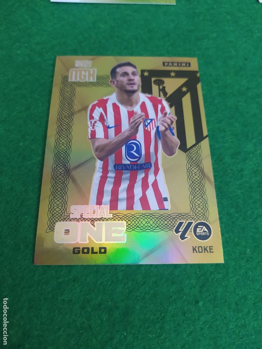 Cromos de f&uacute;tbol: MEGACRACKS 2026 2027 MGK 26 27 NUEVO - SPECIAL ONE GOLD KOKE ATLETICO DE MADRID