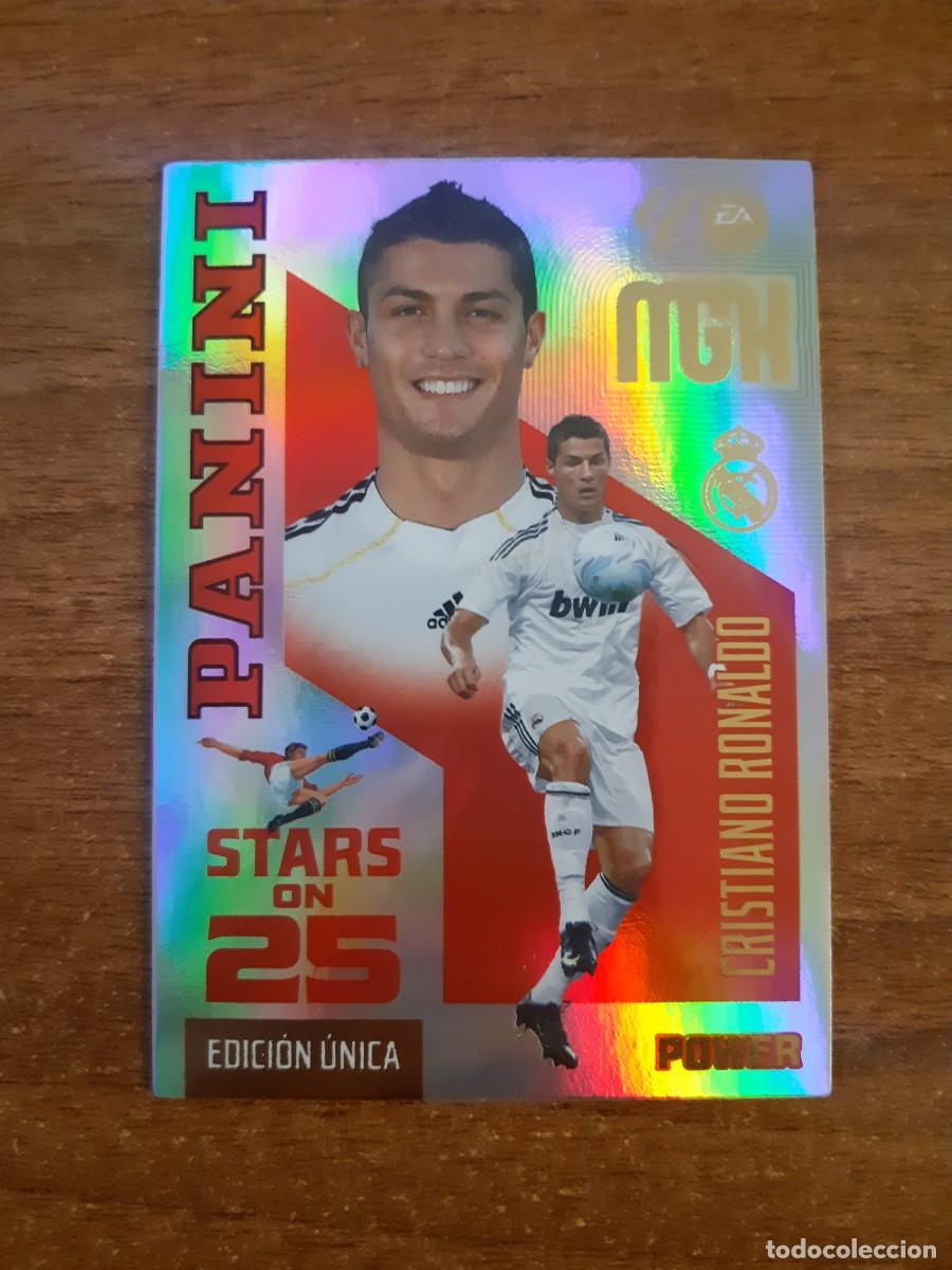 Cromos de f&uacute;tbol: 442P CRISTIANO RONALDO REAL MADRID STARS ON POWER MGK 26 27 PANINI 2026 2027 25 ANIV MEGACRACKS