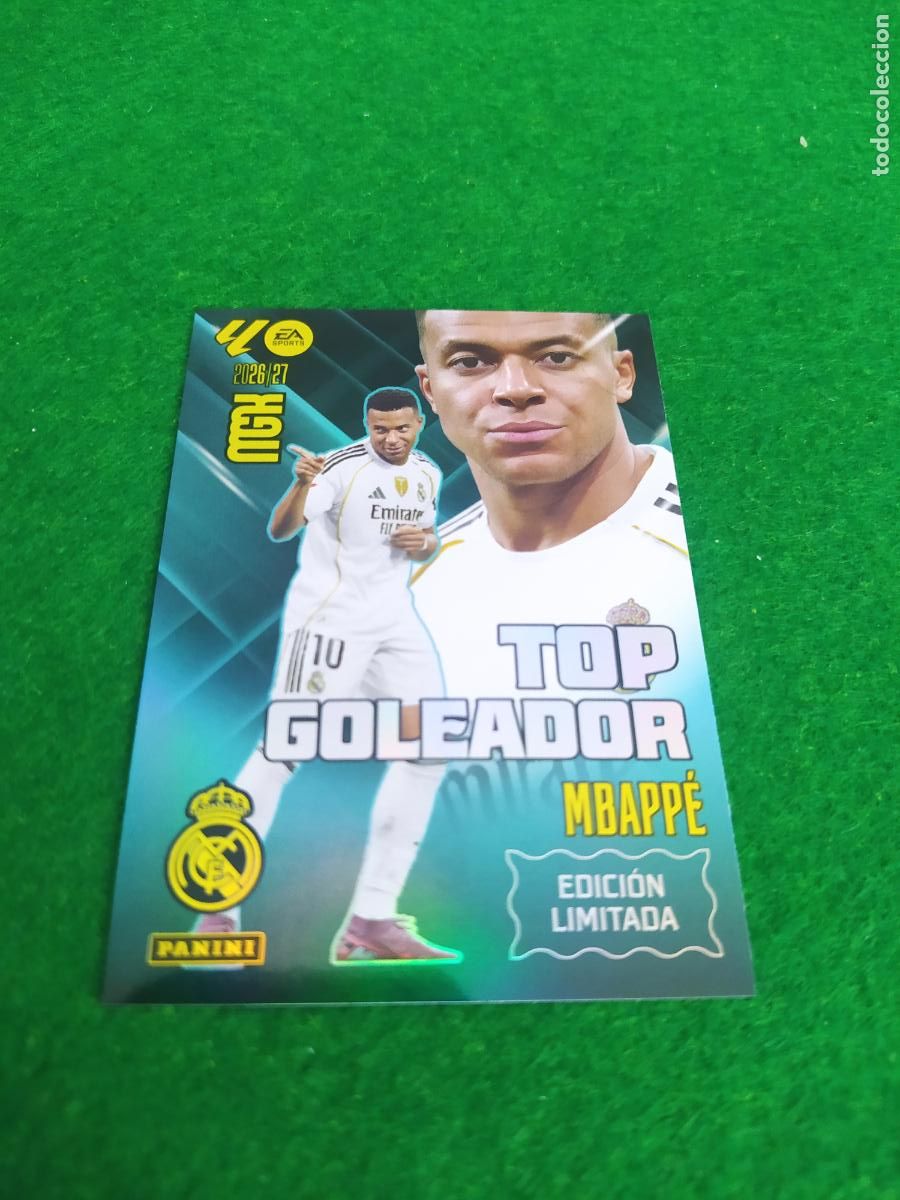 Cromos de f&uacute;tbol: MEGACRACKS 2026 2027 MGK 26 27 NUEVO - EDICION LIMITADA TOP GOLEADOR MBAPPE REAL MADRID