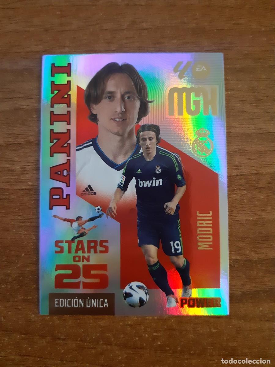 Cromos de f&uacute;tbol: 445P MODRIC REAL MADRID STARS ON POWER MGK 26 27 PANINI 2026 2027 25 ANIVERSARIO MEGACRACKS