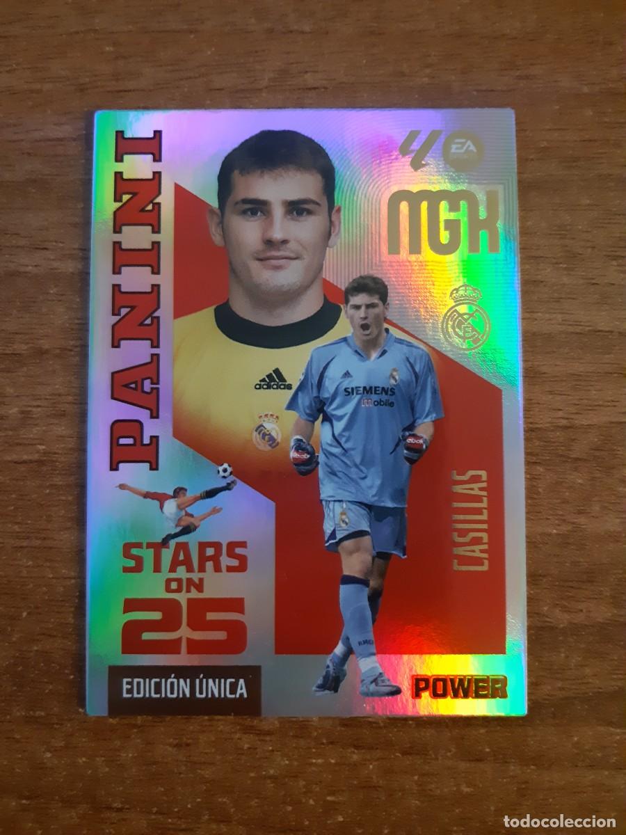 Cromos de f&uacute;tbol: 428P CASILLAS REAL MADRID STARS ON POWER MGK 26 27 PANINI 2026 2027 25 ANIVERSARIO MEGACRACKS
