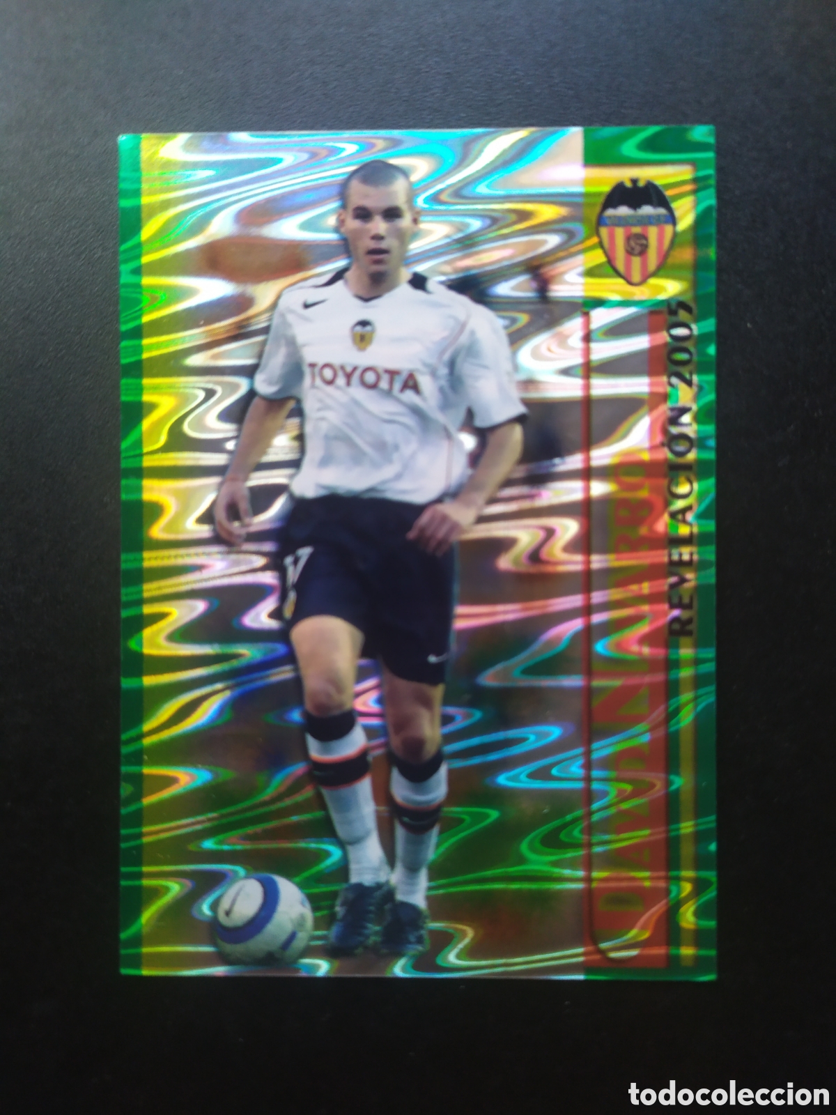 Football Stickers: Mundicromo fichas Liga 2005 2006 05 06 David Navarro brillo aguas n&deg; 188 Valencia