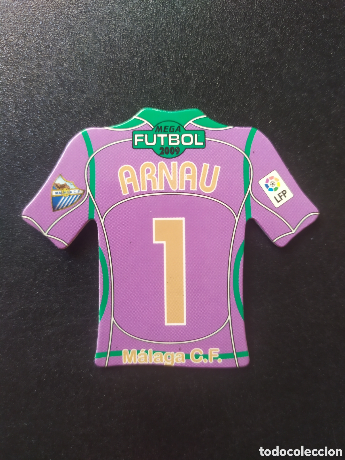 Cromos de Futebol: Mega futbol magnets camisetas Liga 2008 2009 08 09 Arnau Malaga