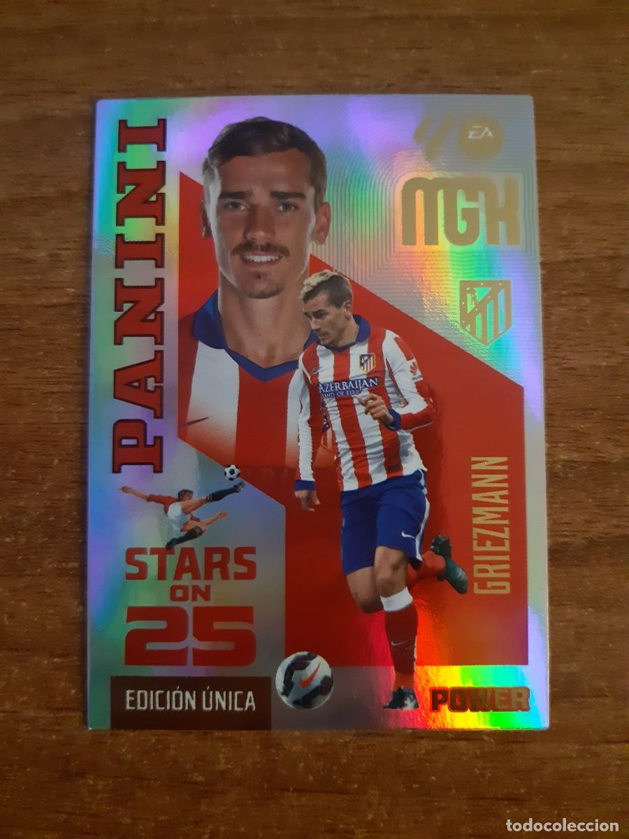 Cromos de f&uacute;tbol: 443P GRIEZMANN ATL&Eacute;TICO MADRID STARS ON POWER MGK 26 27 PANINI 2026 2027 25 ANIVERSARIO MEGACRACKS