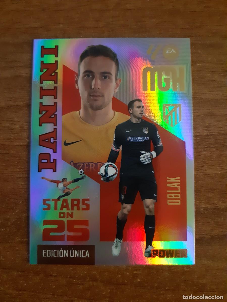 Cromos de f&uacute;tbol: 447P OBLAK ATL&Eacute;TICO MADRID STARS ON POWER MGK 26 27 PANINI 2026 2027 25 ANIVERSARIO MEGACRACKS