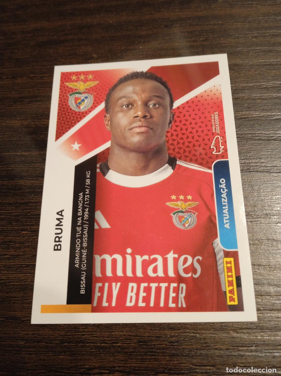 Cromos de f&uacute;tbol: Cromo Panini Liga portuguesa Betclic 2025/2026 25/26 Benfica Bruma 452