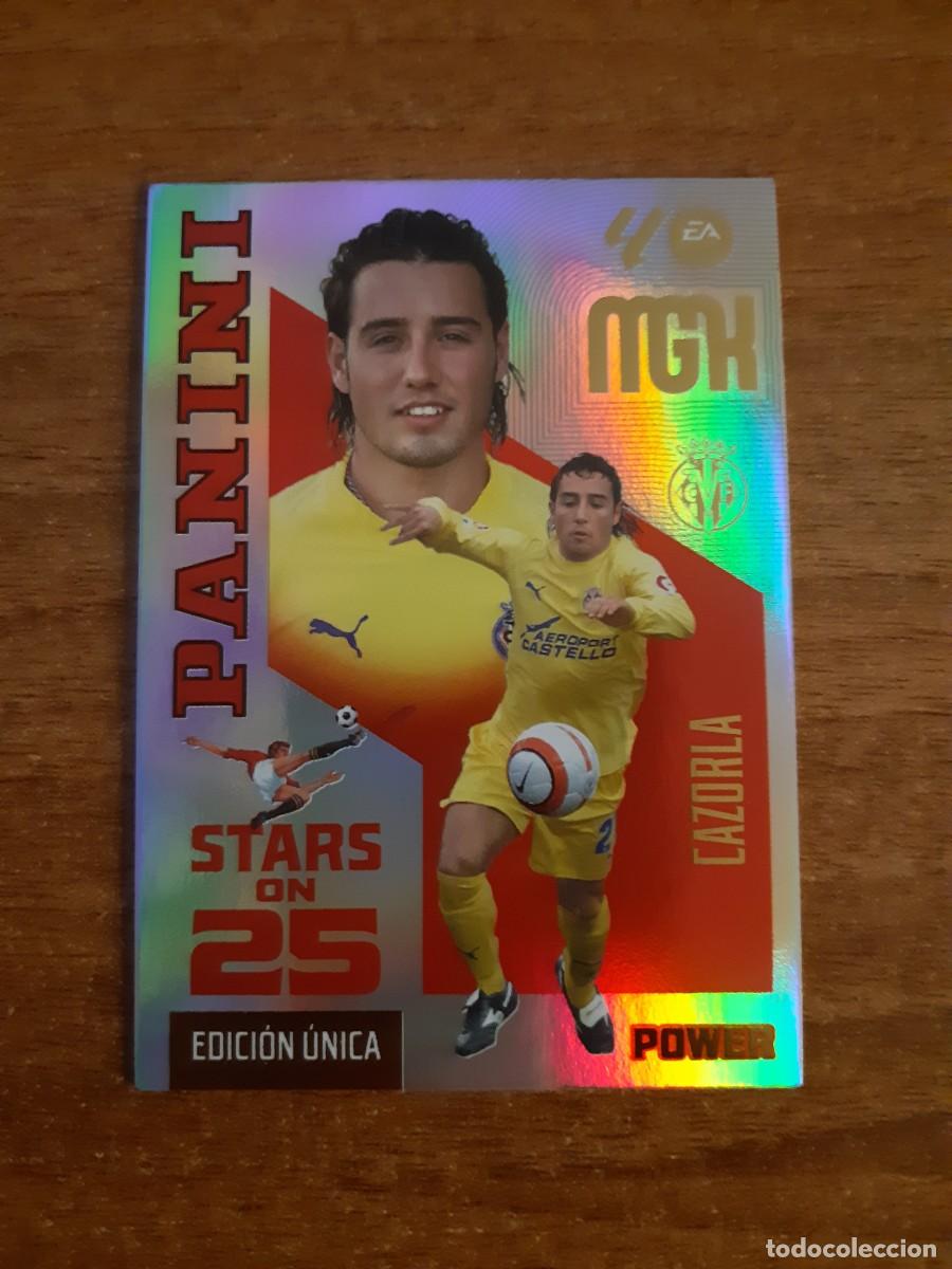 Cromos de f&uacute;tbol: 438P CAZORLA VILLARREAL STARS ON POWER MGK 26 27 PANINI 2026 2027 25 ANIVERSARIO MEGACRACKS