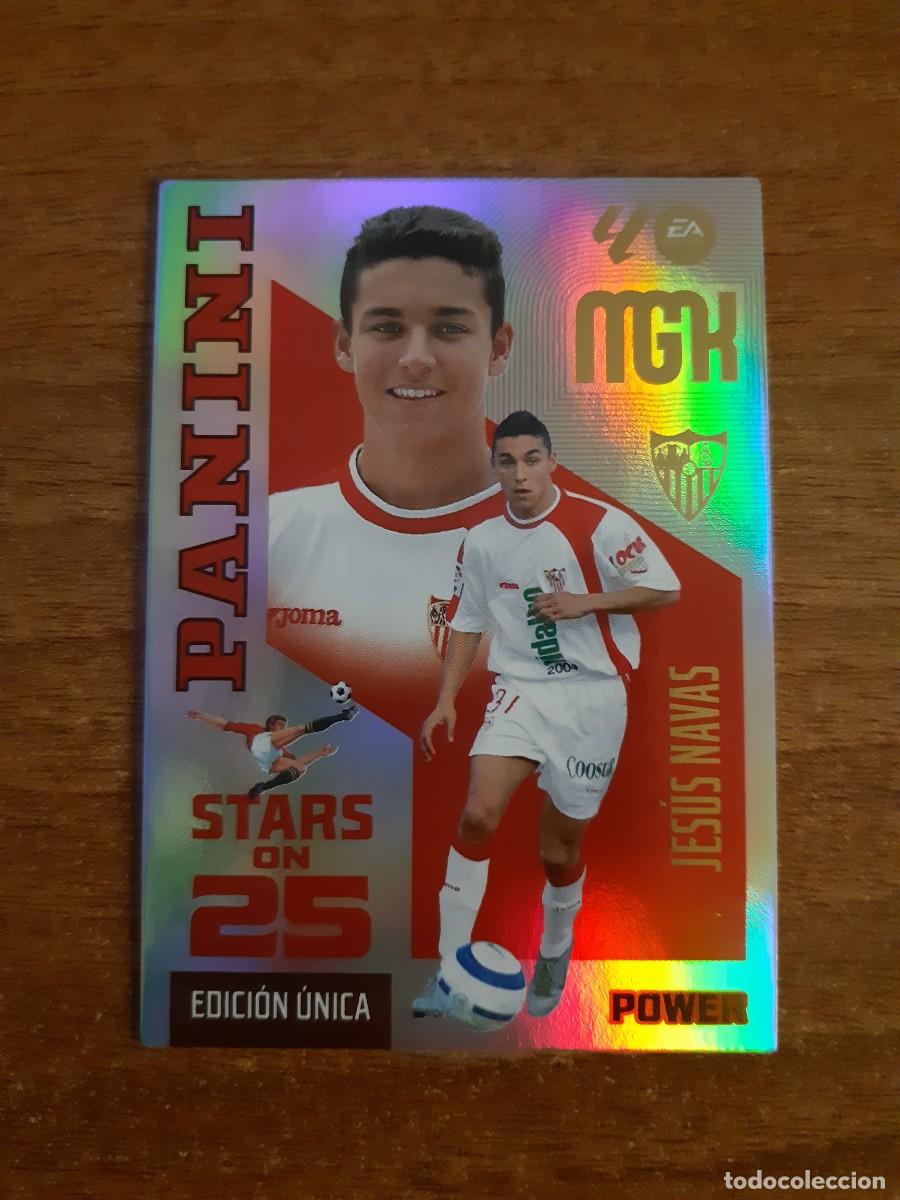 Cromos de f&uacute;tbol: 437P JES&Uacute;S NAVAS SEVILLA STARS ON POWER MGK 26 27 PANINI 2026 2027 25 ANIVERSARIO MEGACRACKS