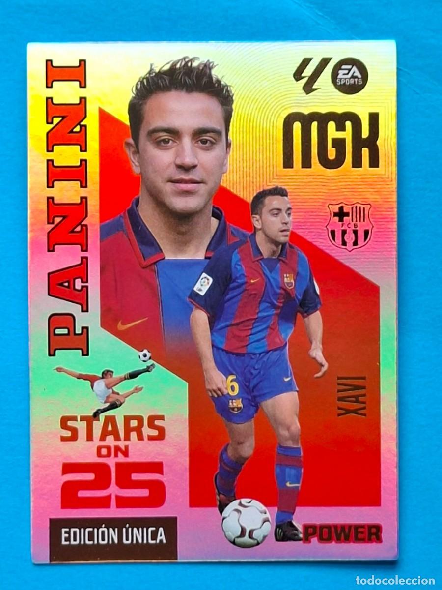 Cromos de f&uacute;tbol: STARS ON 25 Edici&oacute;n &Uacute;nica #427P XAVI (FC Barcelona) - Panini MGK LaLiga 2026-27