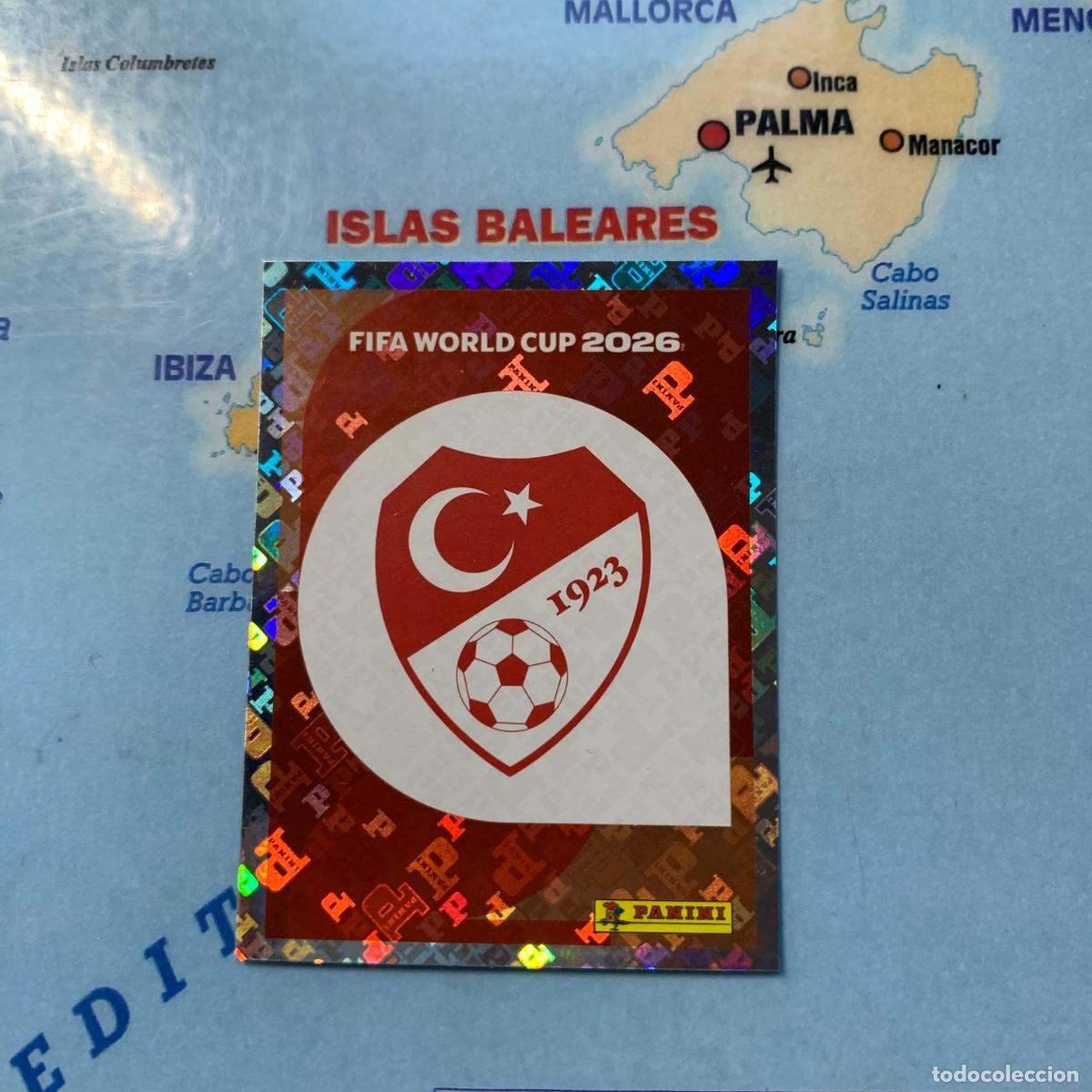 Cromos de f&uacute;tbol: Turquia n&uacute;mero 1 cromo panini Mundial Fifa World Cup 2026