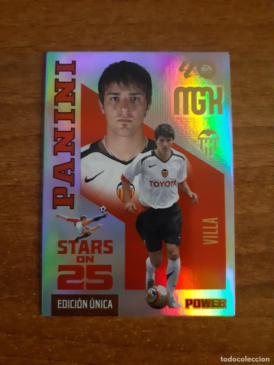 Cromos de f&uacute;tbol: 435P VILLA VALENCIA STARS ON POWER MGK 26 27 PANINI 2026 2027 25 ANIVERSARIO MEGACRACKS