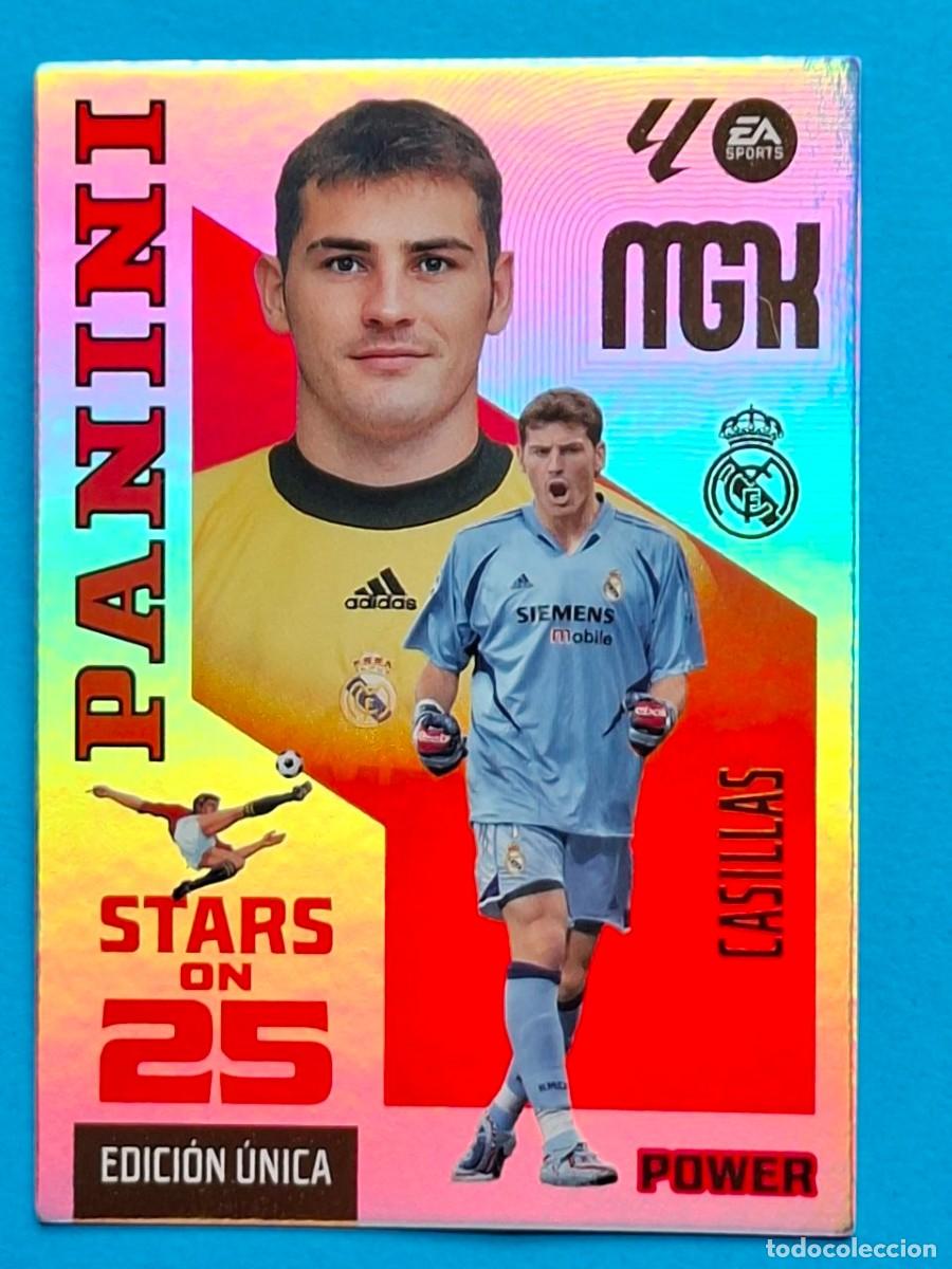 Cromos de f&uacute;tbol: STARS ON 25 Edici&oacute;n &Uacute;nica #428P CASILLAS (Real Madrid) - Panini MGK LaLiga 2026-27