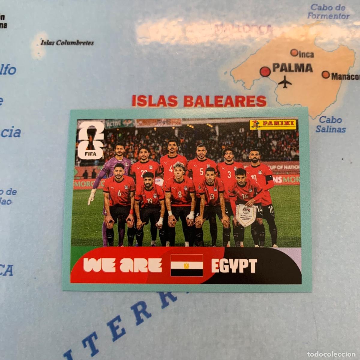 Cromos de f&uacute;tbol: Egipto n&uacute;mero 13 cromo panini Mundial Fifa World Cup 2026