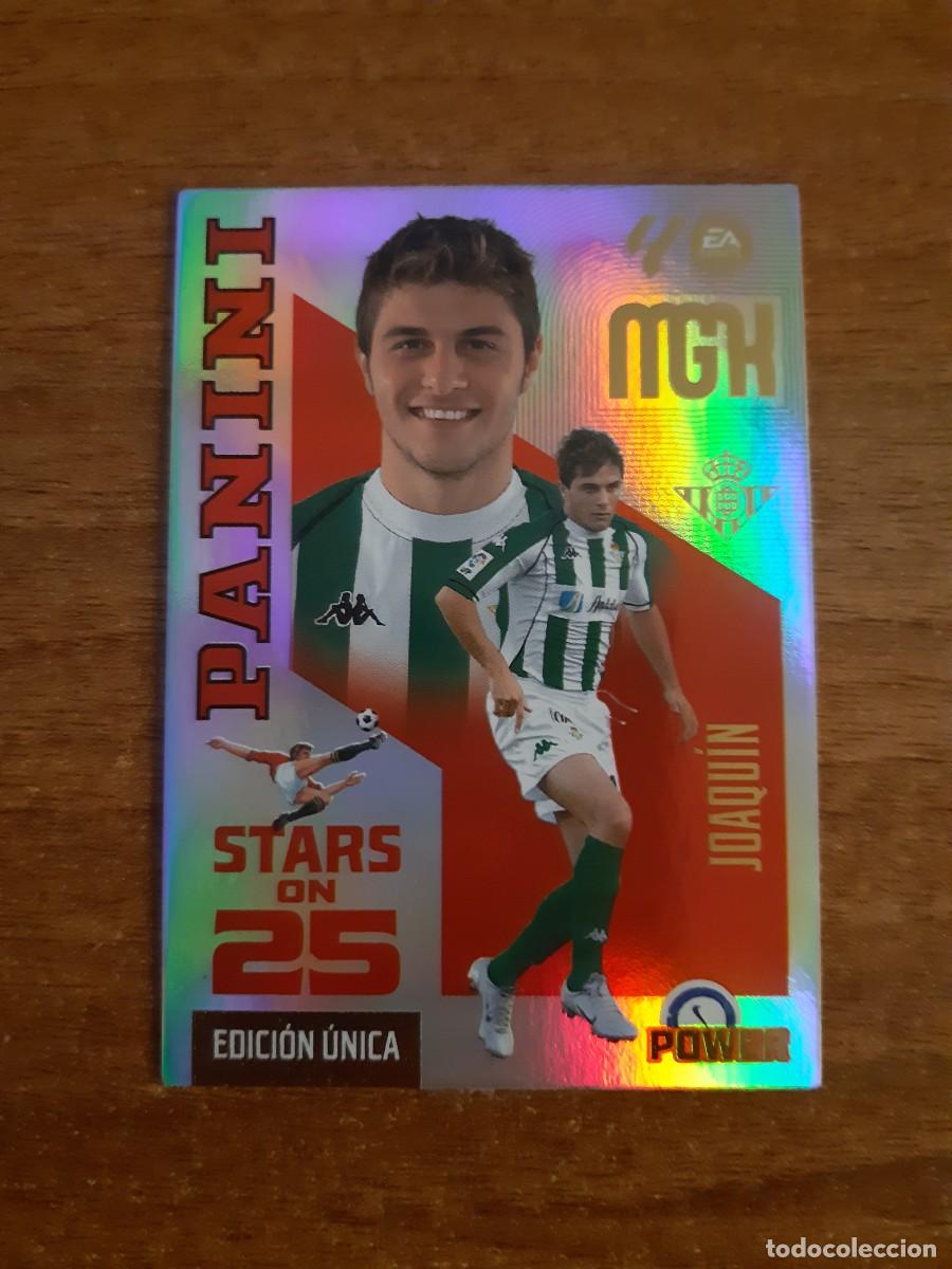 Cromos de f&uacute;tbol: 431P JOAQU&Iacute;N BETIS STARS ON POWER MGK 26 27 PANINI 2026 2027 25 ANIVERSARIO MEGACRACKS