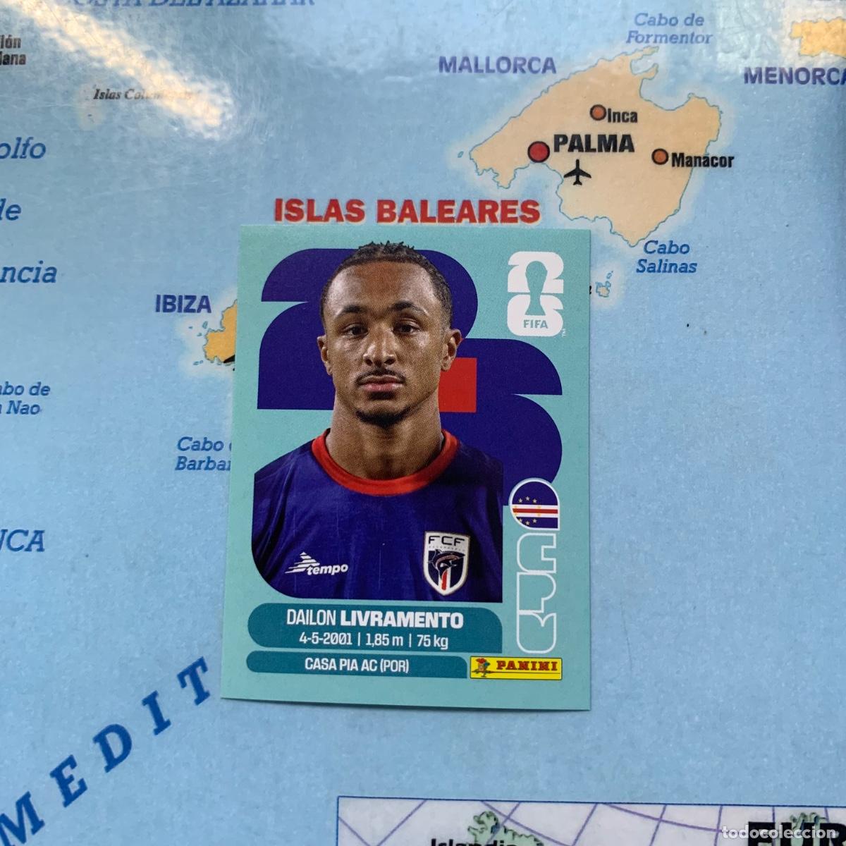 Cromos de Futebol: Cabo Verde n&uacute;mero 18 cromo panini Mundial Fifa World Cup 2026