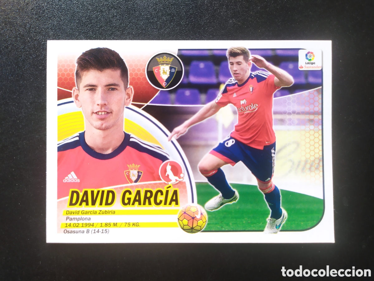 Football Stickers: Liga este 2016 2017 16 17 panini David Garc&iacute;a n&deg; 6 Osasuna