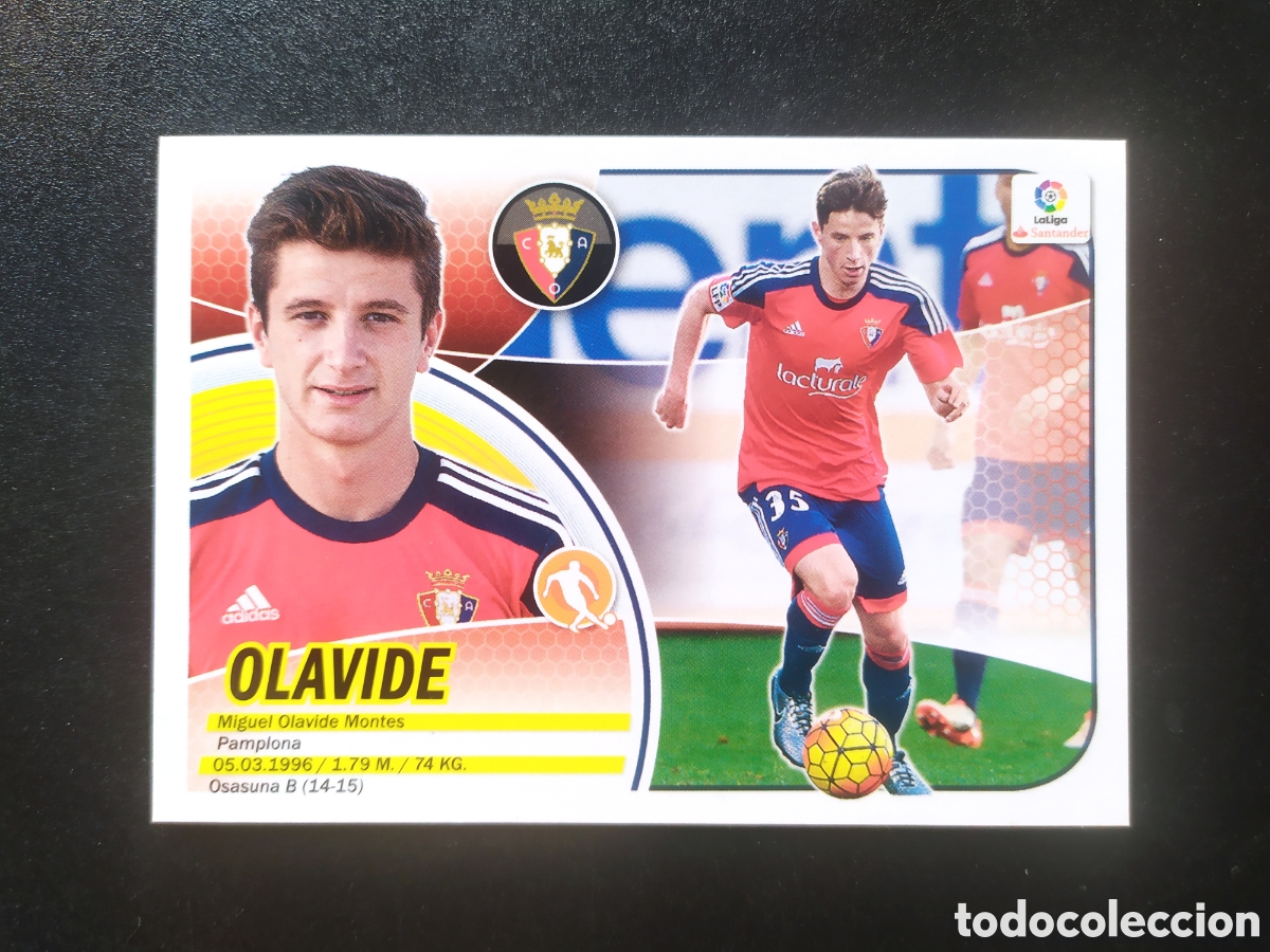 Cromos de Futebol: Liga este 2016 2017 16 17 panini Olavide n&deg; 12 A Osasuna