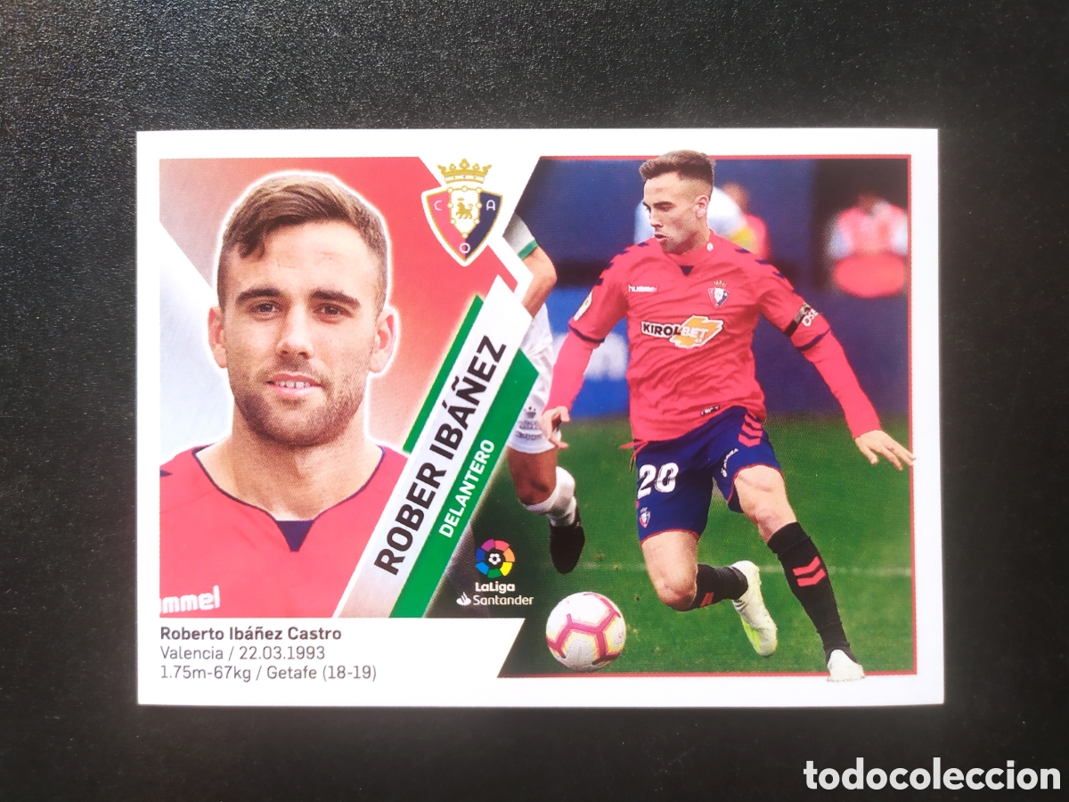 Cromos de f&uacute;tbol: Liga este 2019 2020 19 20 panini Rober Iba&ntilde;ez n&deg; 13 Osasuna