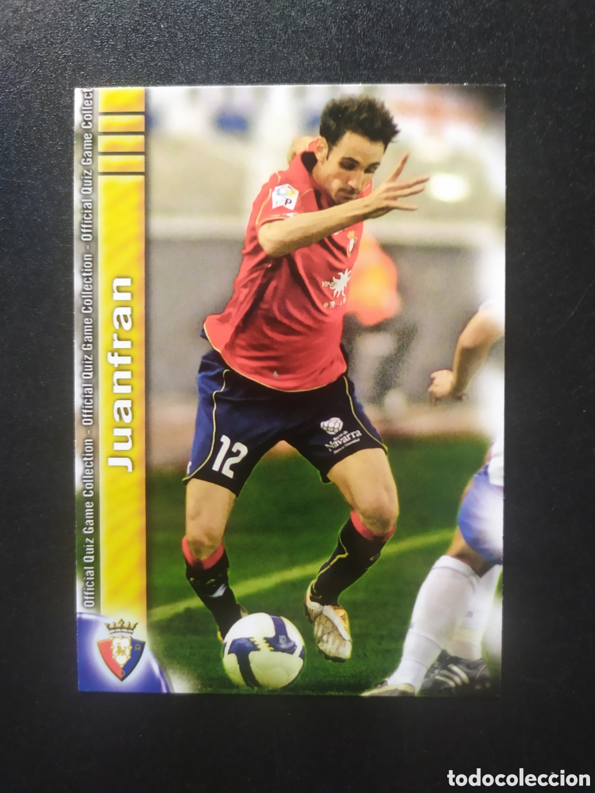 Cromos de f&uacute;tbol: Mundicromo fichas Liga 2009 2010 09 10 Juanfran n&deg; 392 Osasuna